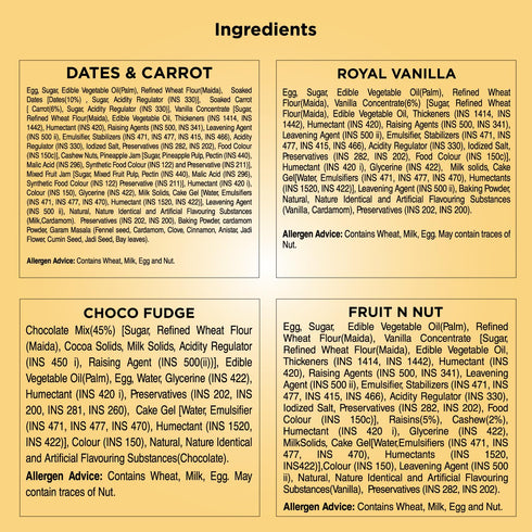 Unibic Foods Cake Assorted Pack